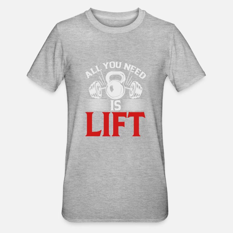 Training - Unisex Polycotton T-Shirt - Grau meliert