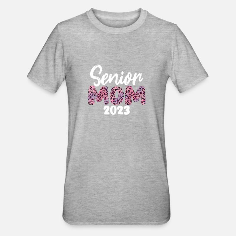 Mère âgée 2023 - T-shirt polycoton Unisexe - gris chiné