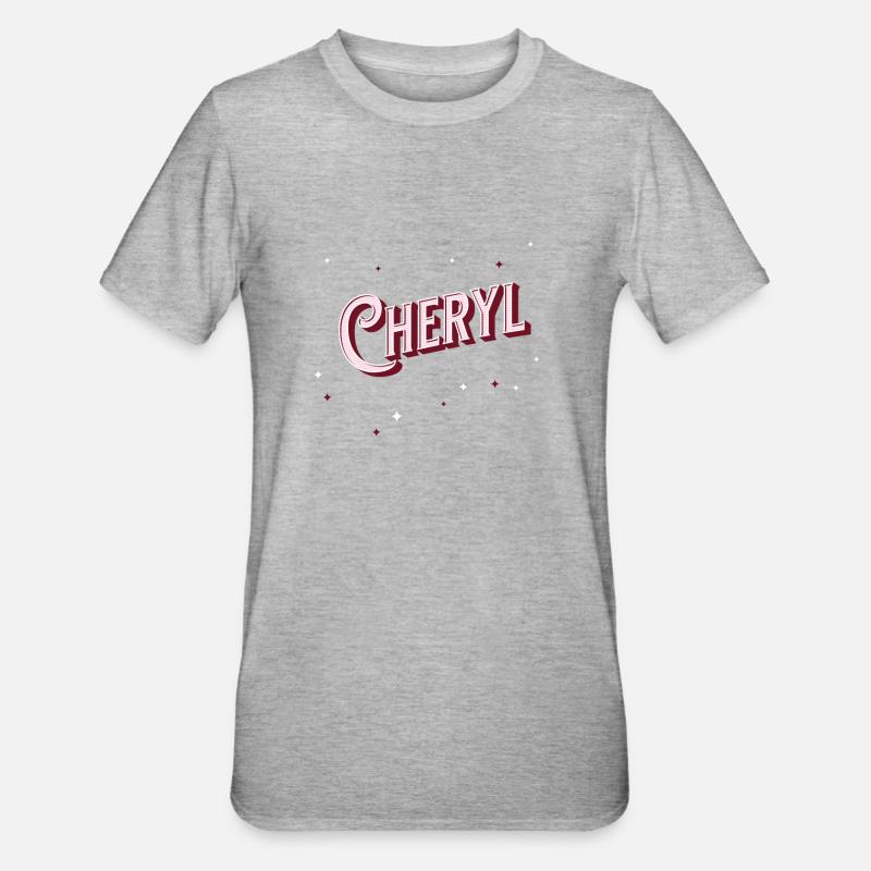 Personalized Cheryl name - Unisex Polycotton T-Shirt - heather grey