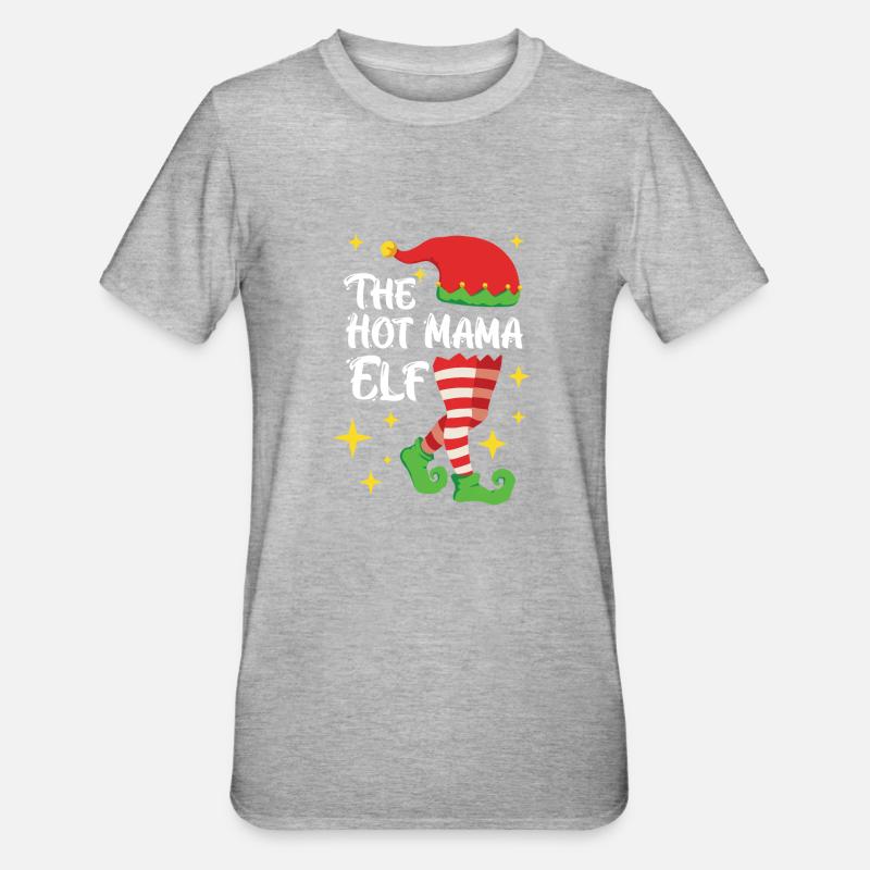 La mère elfe elfe - T-shirt polycoton Unisexe - gris chiné