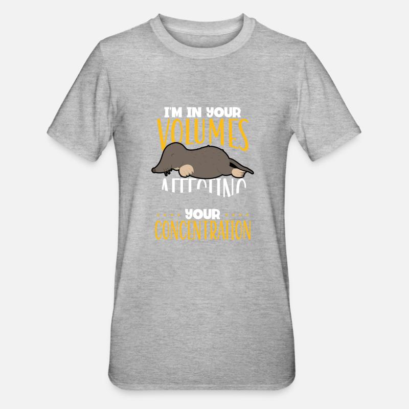 affect your concentration - Unisex Polycotton T-Shirt - heather grey