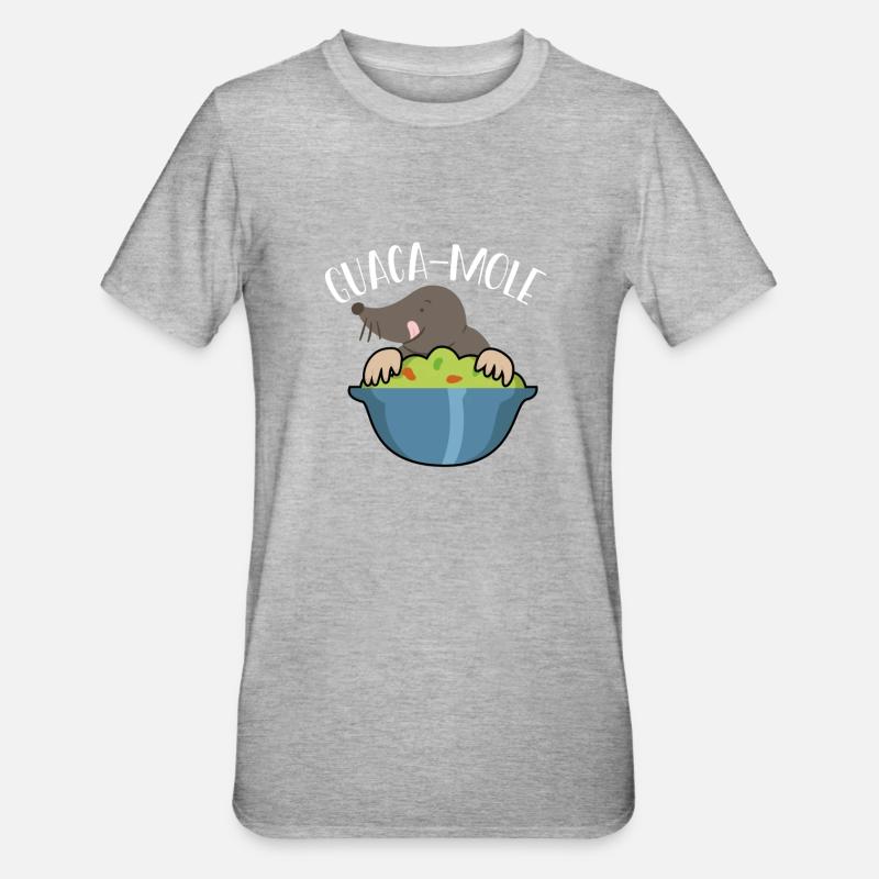 Bol de guaca mole - T-shirt polycoton Unisexe - gris chiné