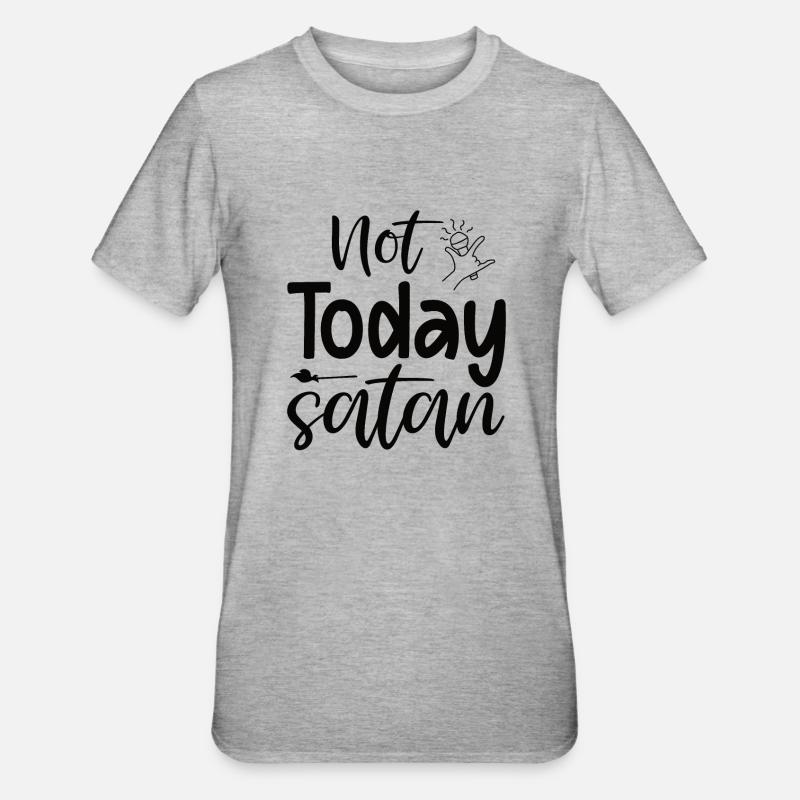 Sarkastischer Spruch - Unisex Polycotton T-Shirt - Grau meliert