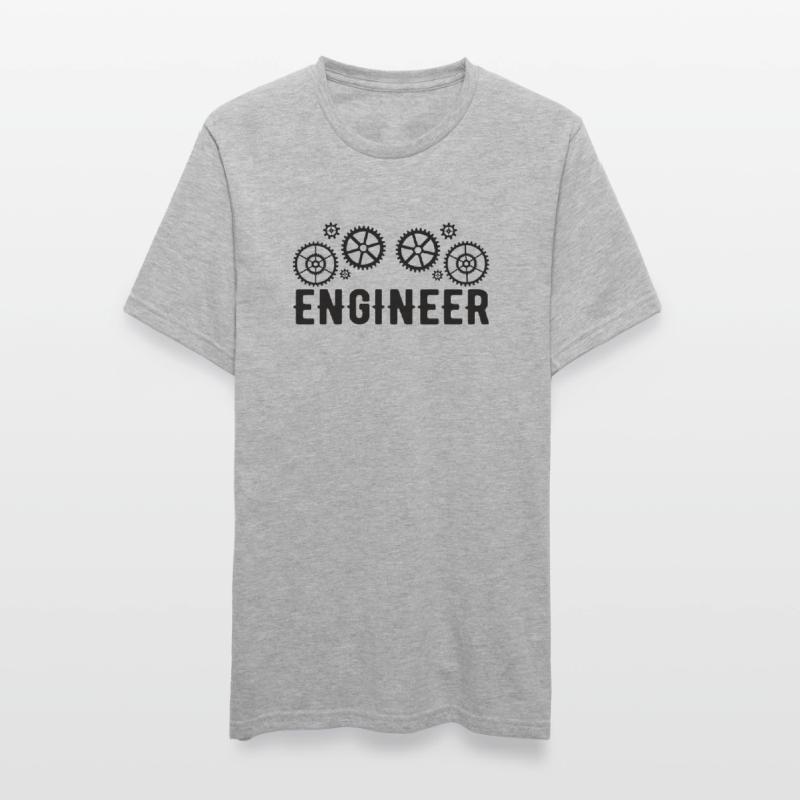 Engineer Brain Mechanical Engineering Electrical Engineering Math Unisex Polycotton T-Shirt