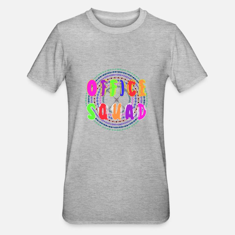 Office Squad Administrative Assistant Appreciation - Unisex Polycotton T-Shirt - heather grey