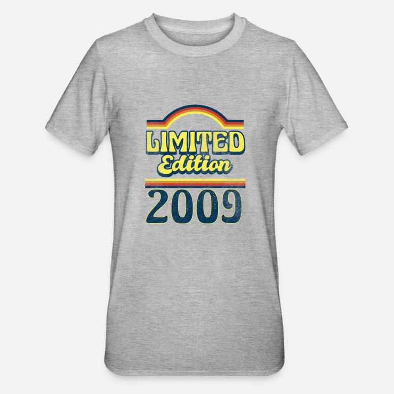 Édition Limitée Millésime 2009 - T-shirt polycoton Unisexe - gris chiné