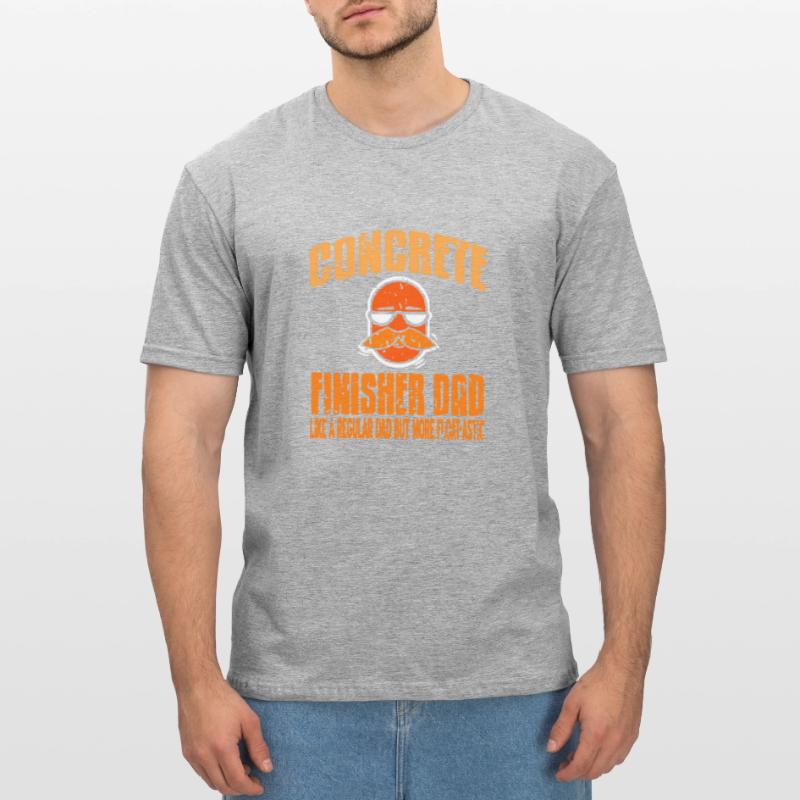 Conception de constructeur en béton pour les constructeurs et le chantier de construction T-shirt polycoton Unisexe