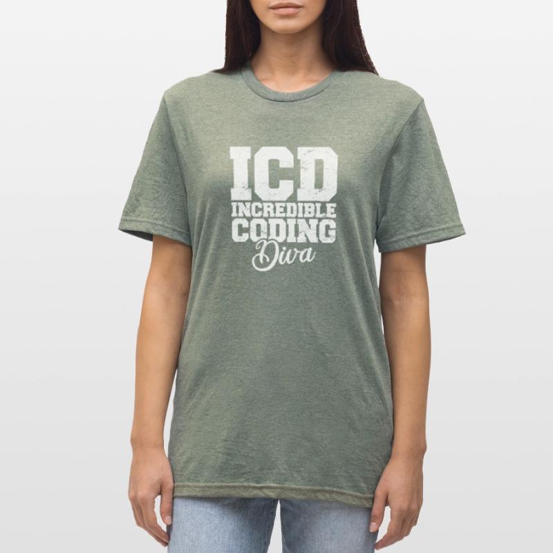 Funny Medical Coder Billing Incredible Coding Diva Unisex Polycotton T-Shirt