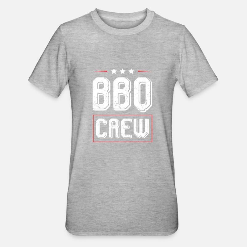Équipe de barbecue - T-shirt polycoton Unisexe - gris chiné