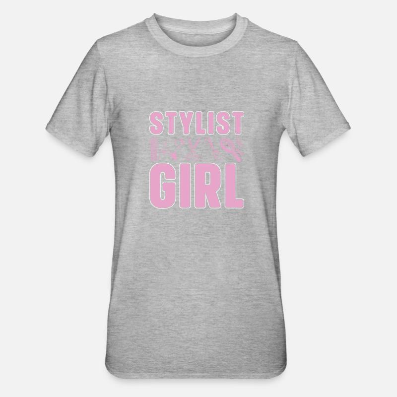 Coiffeur Coiffeur Coiffeur - T-shirt polycoton Unisexe - gris chiné