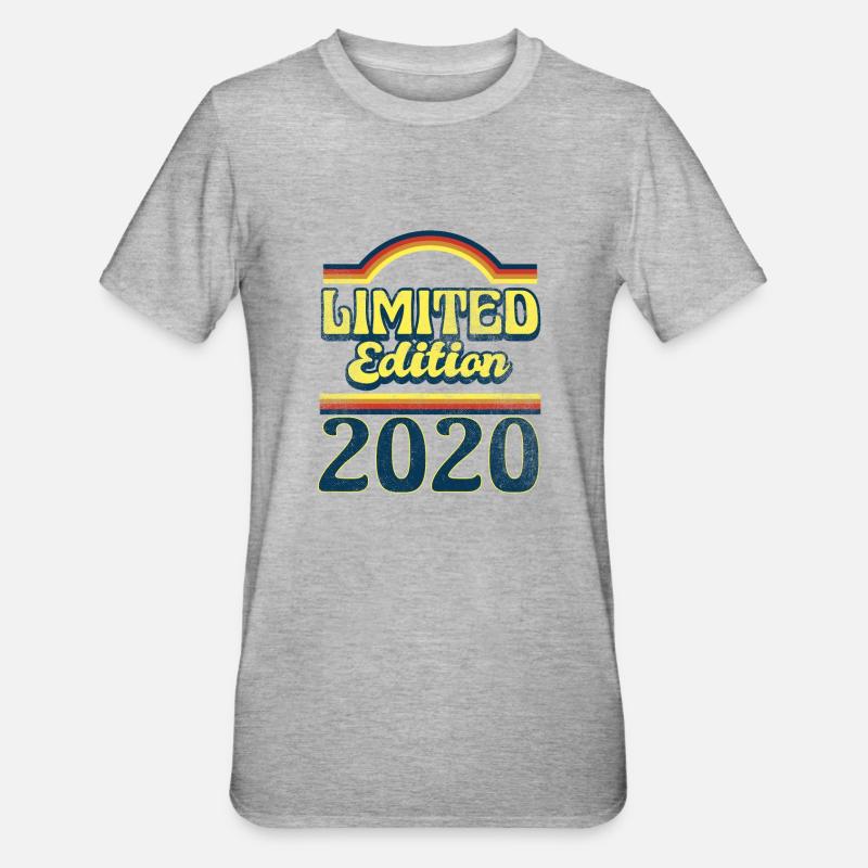 Edition Limitée Millésime 2020 - T-shirt polycoton Unisexe - gris chiné