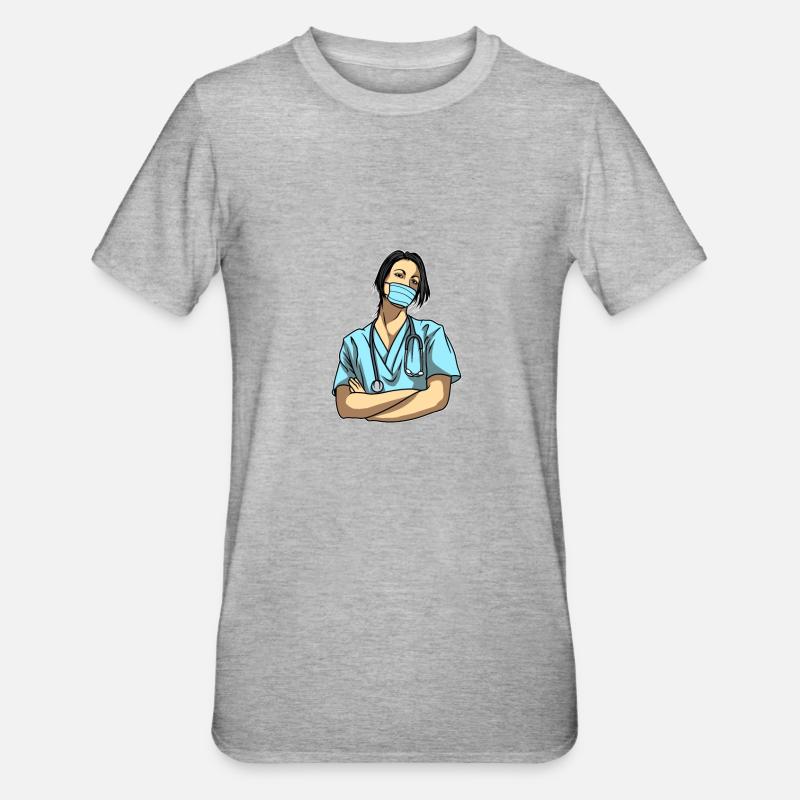 Infirmier - T-shirt polycoton Unisexe - gris chiné
