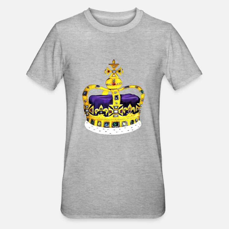Le Over - Couronne - T-shirt polycoton Unisexe - gris chiné