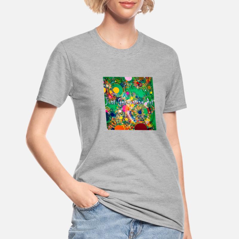 Generative Art Programming Only Image Code Unisex Polycotton T-Shirt