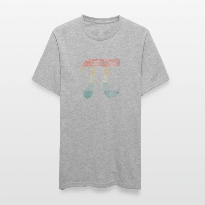 Chiffres de Pi dans les numéros de code source Pi Jour 3.14159 T-shirt polycoton Unisexe