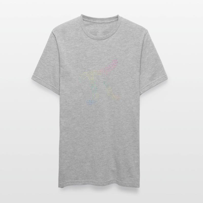 Chiffres de Pi dans les numéros de code source Pi Jour 3.14159 T-shirt polycoton Unisexe