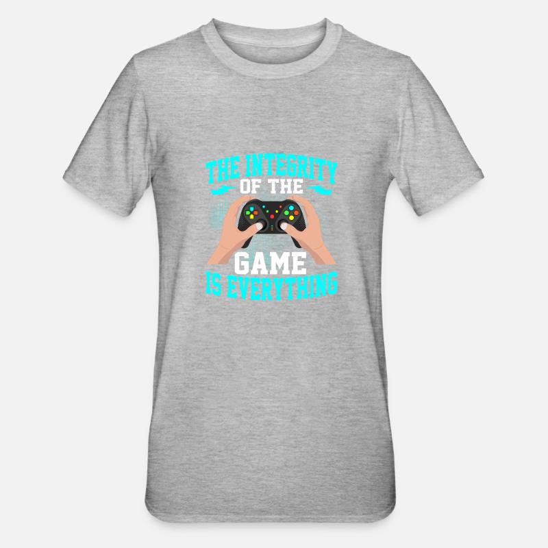 The Game Needs Me - Unisex Polycotton T-Shirt - heather grey