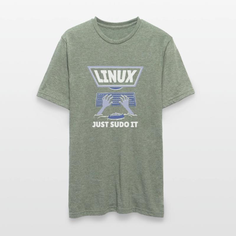 Logiciel Linux Programme de programmation Open Source T-shirt polycoton Unisexe