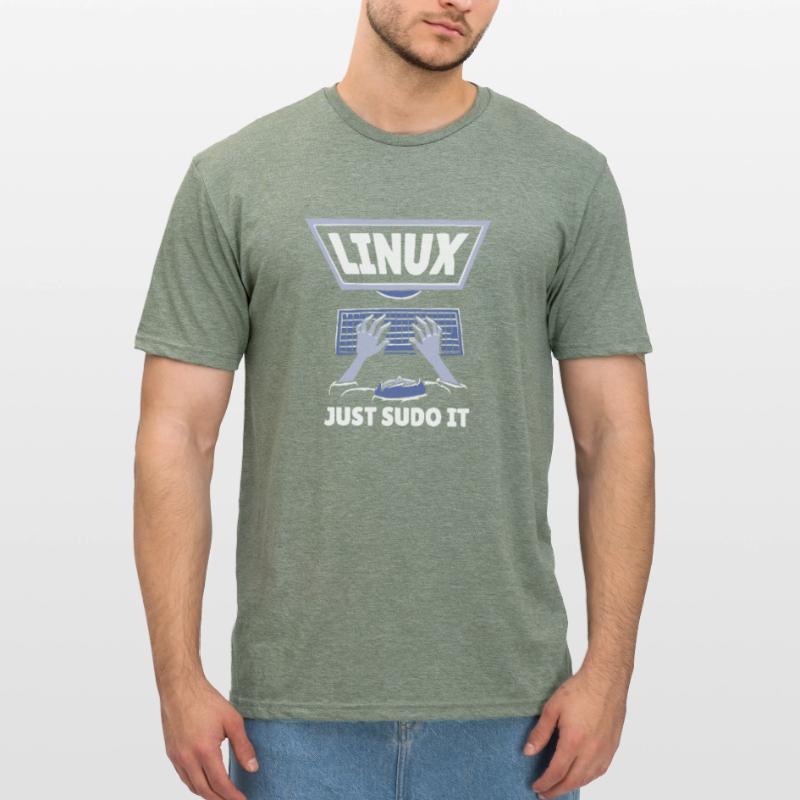 Logiciel Linux Programme de programmation Open Source T-shirt polycoton Unisexe