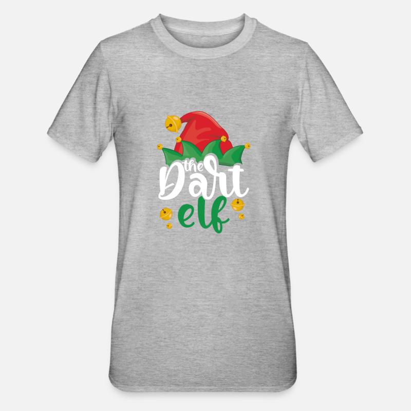 L’Elfe fléchette - T-shirt polycoton Unisexe - gris chiné
