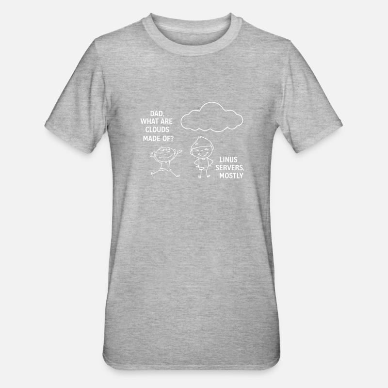 Programming Software Developer Computer Engineer - Unisex Polycotton T-Shirt - heather grey