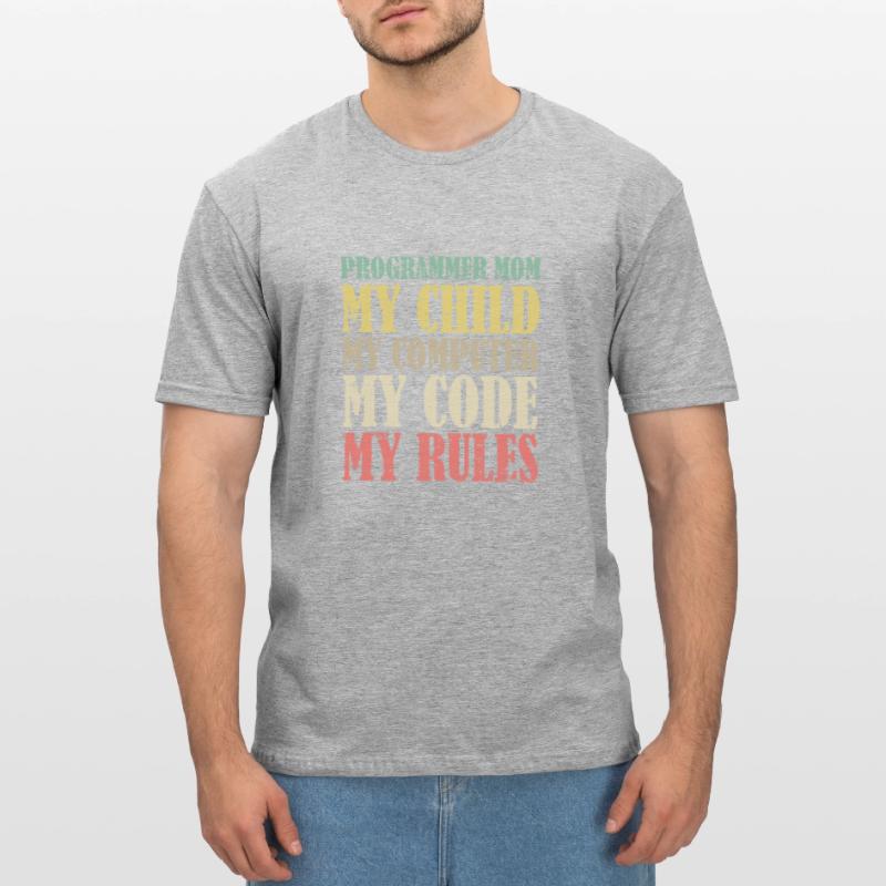 Entwickler Coder Programmierer Mama Unisex Polycotton T-Shirt