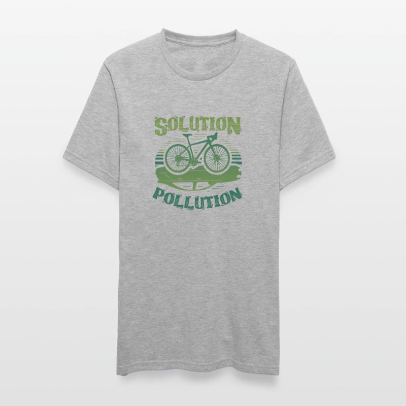 Solution de Polution Protection de l’environnement Cyclisme T-shirt polycoton Unisexe