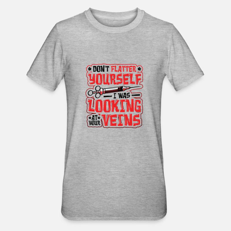 Ne pas flatter - T-shirt polycoton Unisexe - gris chiné