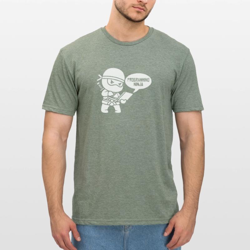Developer Coder Programmer Ninja Unisex Polycotton T-Shirt