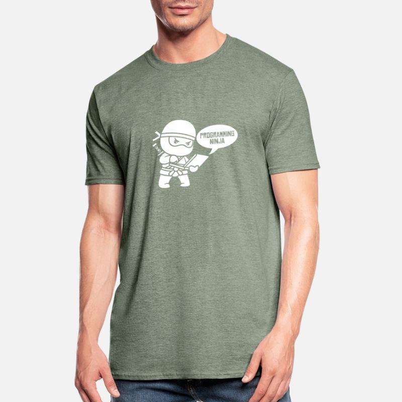 Developer Coder Programmer Ninja Unisex Polycotton T-Shirt