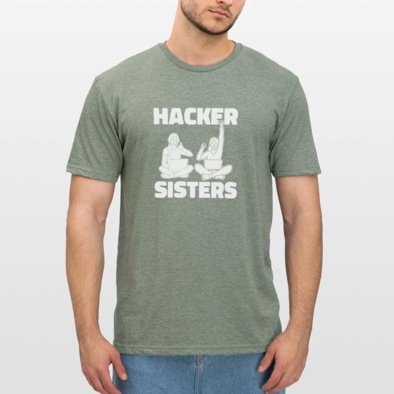 Entwickler Coder Programmierer Hacker Unisex Polycotton T-Shirt