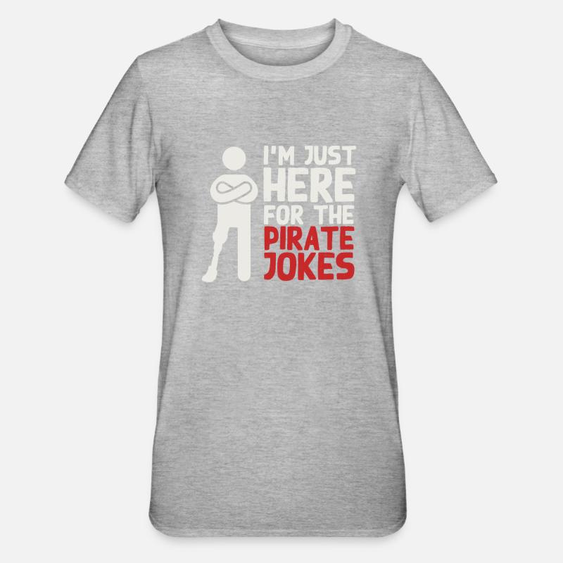 Leg prosthesis, prosthesis, amputee, amputation - Unisex Polycotton T-Shirt - heather grey
