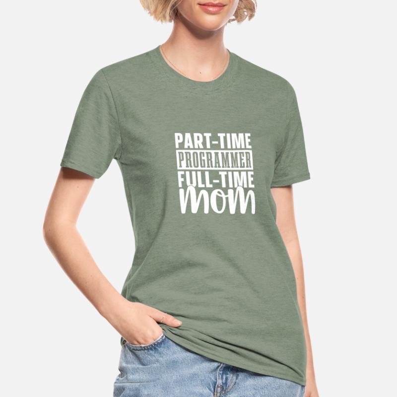 Développeur Coder Programmeur Mama T-shirt polycoton Unisexe