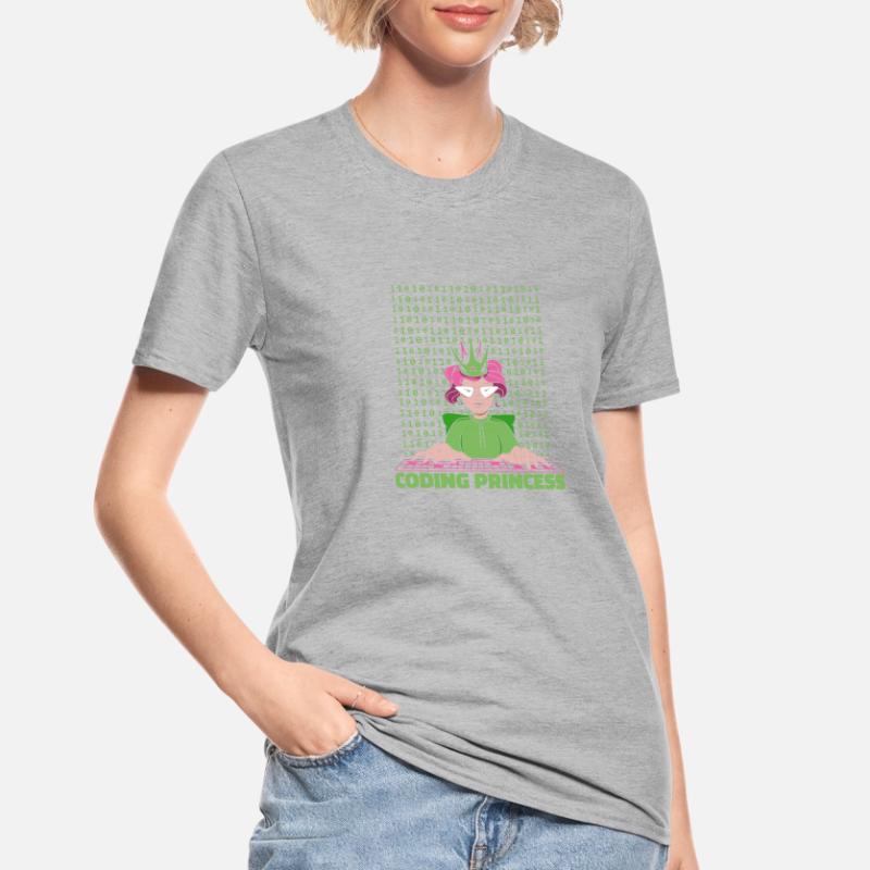 Développeur Coder Programmeur Princess T-shirt polycoton Unisexe