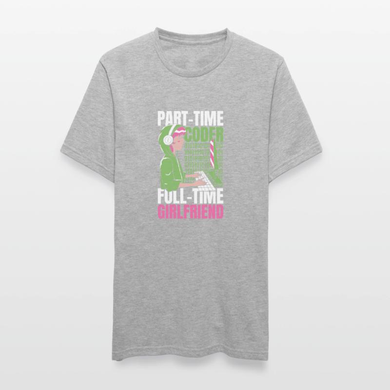 Développeur Coder Programmeur Petite amie T-shirt polycoton Unisexe