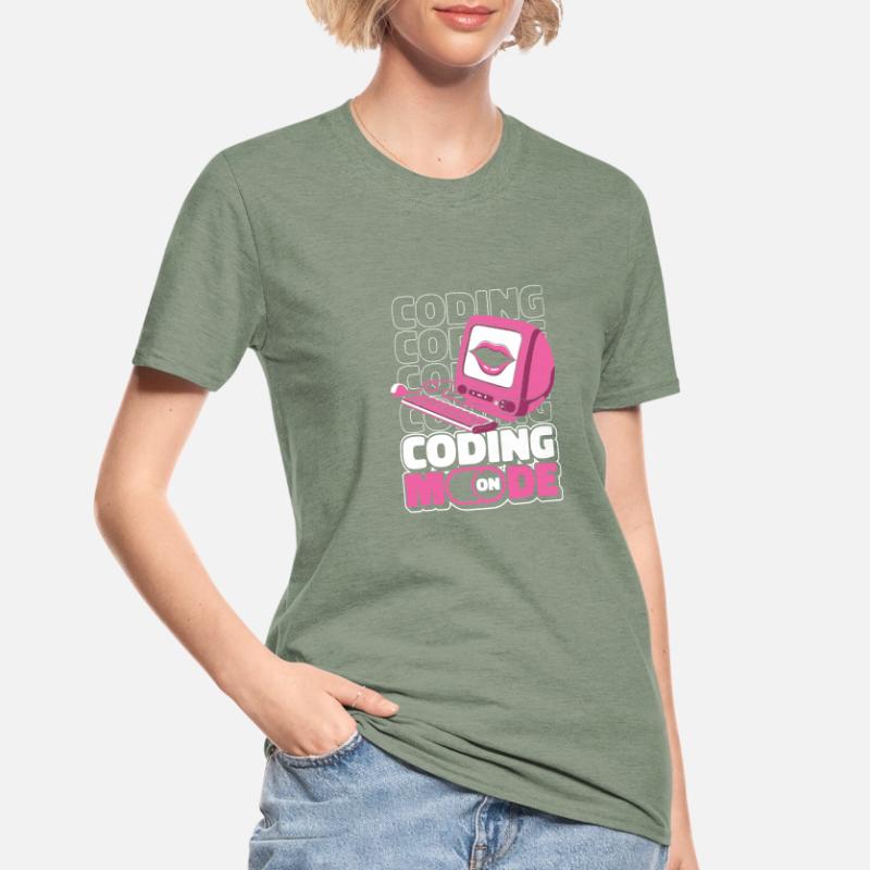 Entwickler Coder Programmierer Modus An Unisex Polycotton T-Shirt