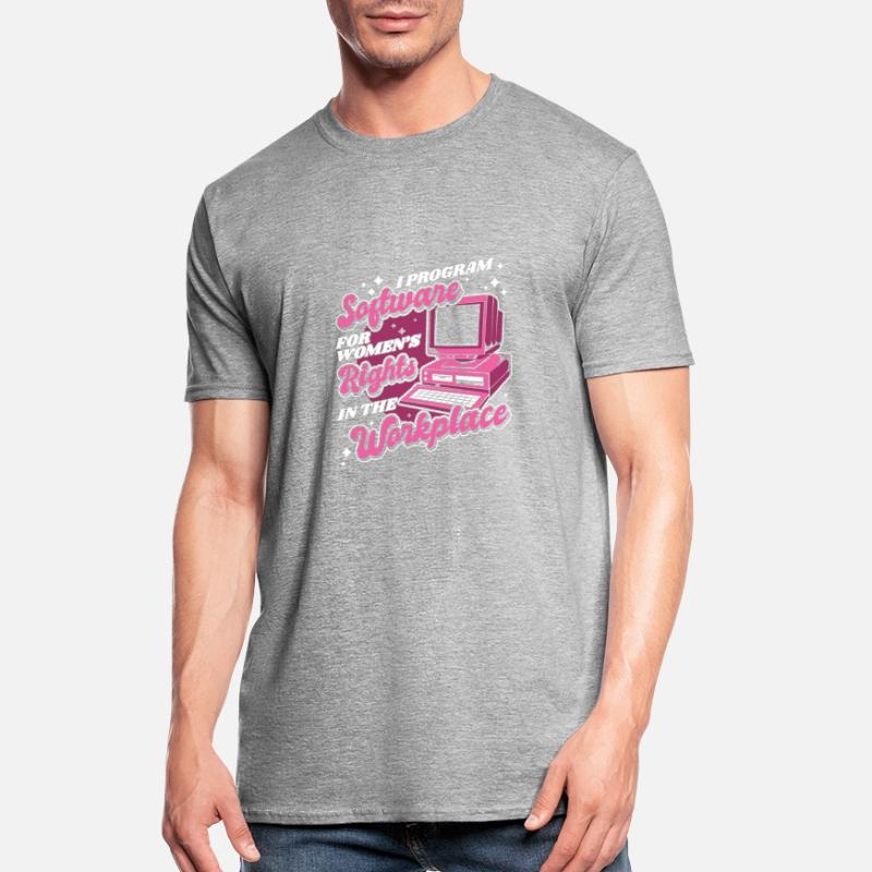 Developer Coder Programmer Workstation T-shirt polycoton Unisexe