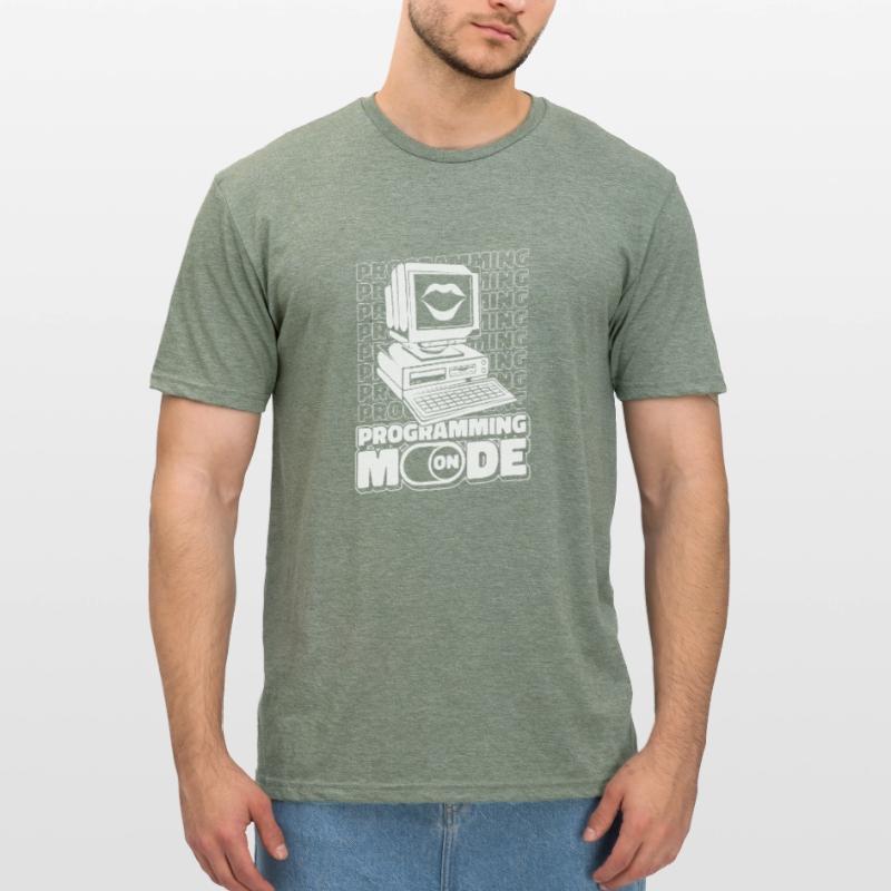 Développeur Coder Programmeur Mode activé T-shirt polycoton Unisexe