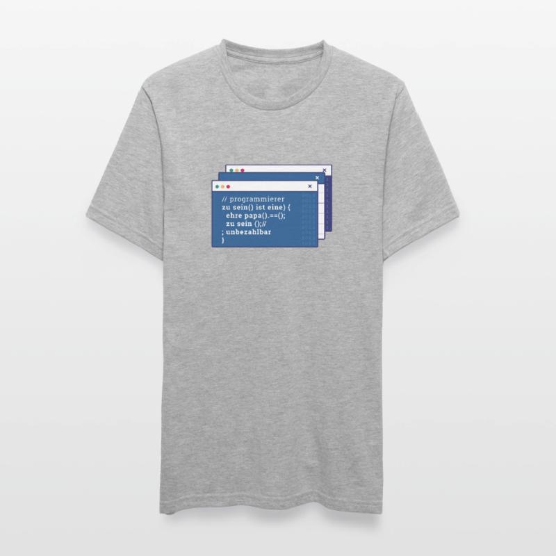 Entwickler Coder Programmierer Vater Unisex Polycotton T-Shirt