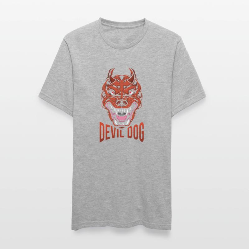 Devil dog with sharp teeth Unisex Polycotton T-Shirt