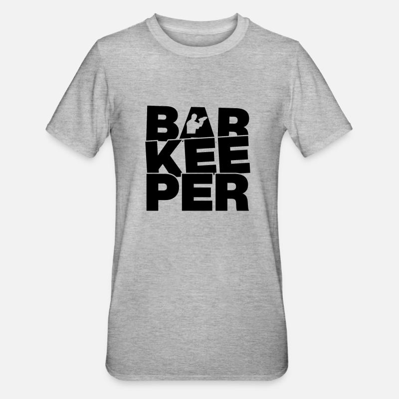 Profession Work - Bartender - Unisex Polycotton T-Shirt - heather grey