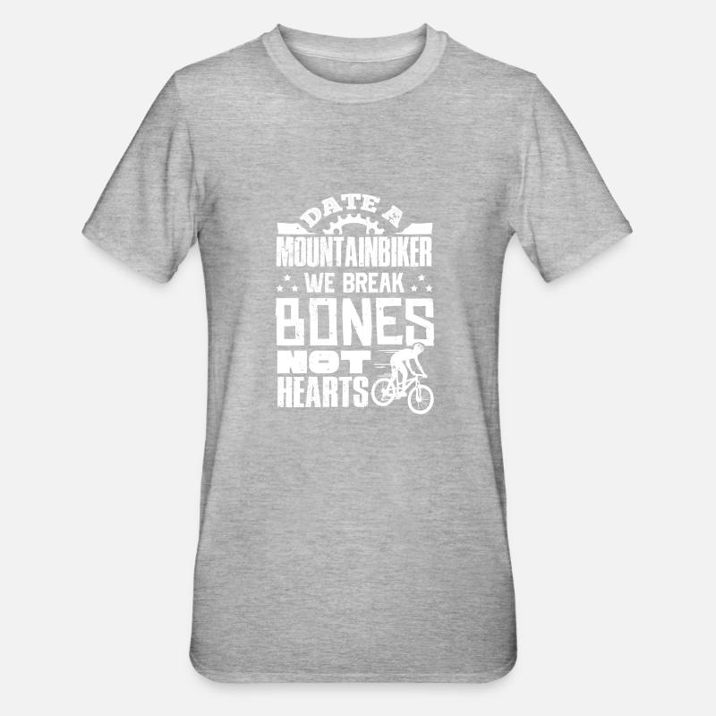 VTT, VTT - T-shirt polycoton Unisexe - gris chiné