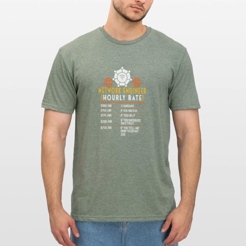 Network Engineer Sysadmin Lover System Admin Unisex Polycotton T-Shirt
