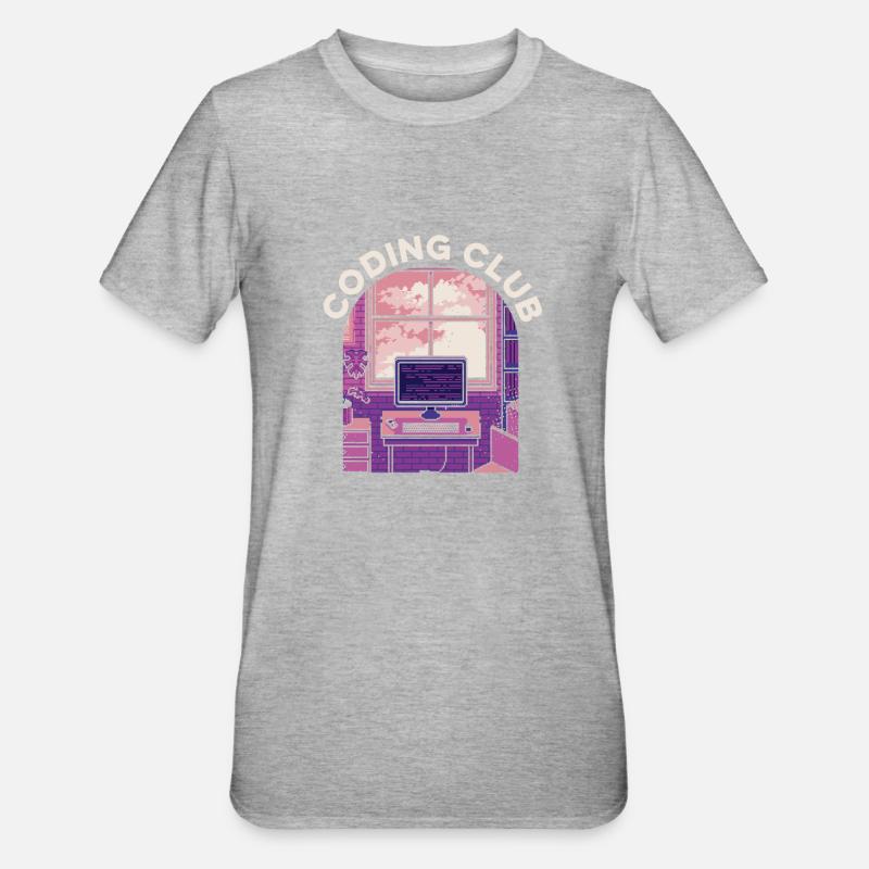 Developer Coder Programmer Association - Unisex Polycotton T-Shirt - heather grey