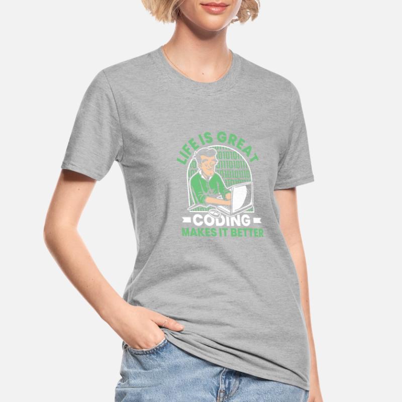 Entwickler Coder Programmierer Lustig Unisex Polycotton T-Shirt