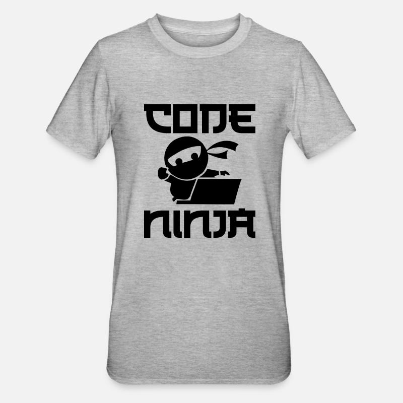 Programmation - T-shirt polycoton Unisexe - gris chiné