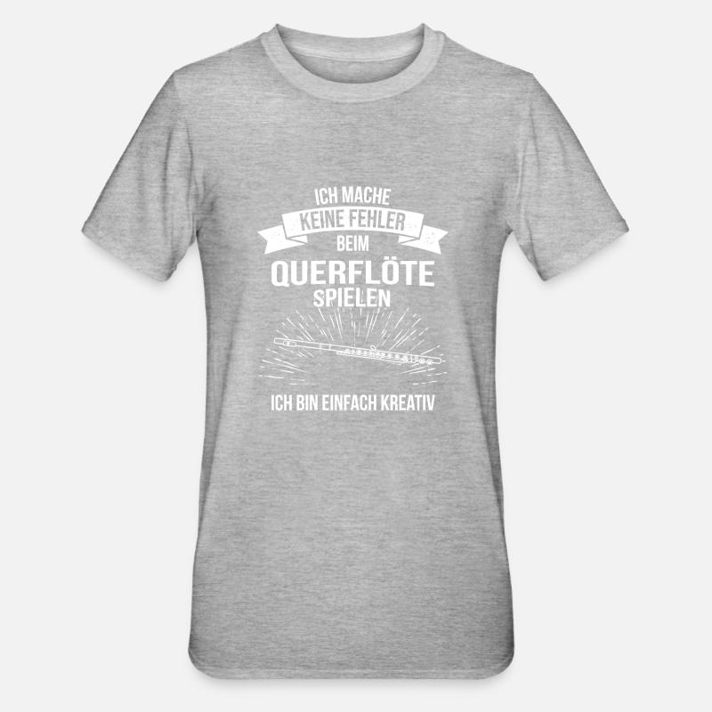 Querflöte Querflötenspieler Querflötist - Unisex Polycotton T-Shirt - undefined