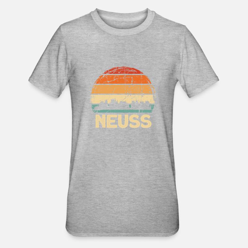 Neuss - T-shirt polycoton Unisexe - gris chiné