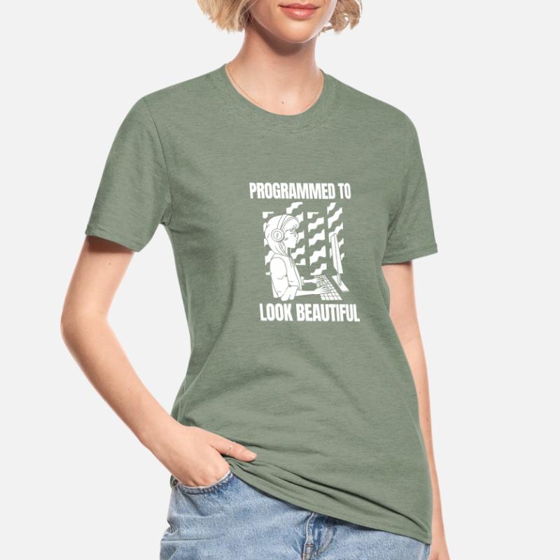 Entwickler Coder Programmierer Schöne Unisex Polycotton T-Shirt