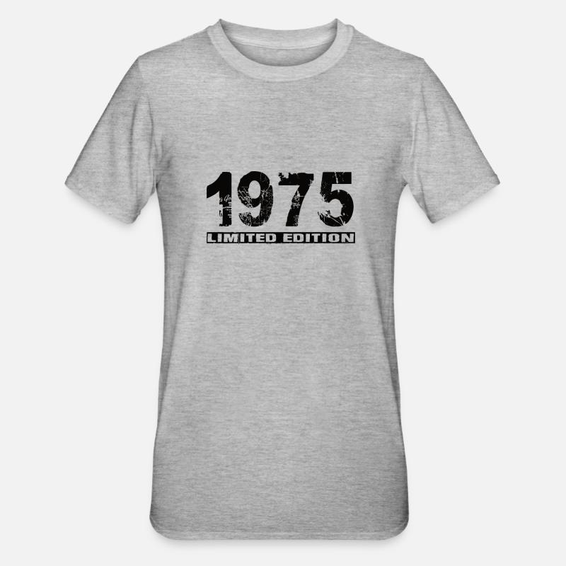 Édition limitée 1975 - T-shirt polycoton Unisexe - gris chiné
